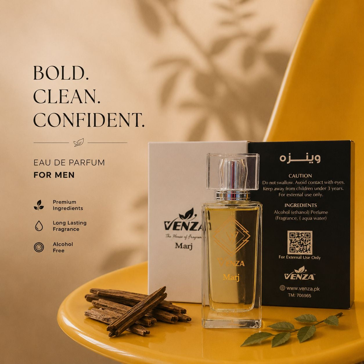 VENZA Marj — Eau De Parfum for Men