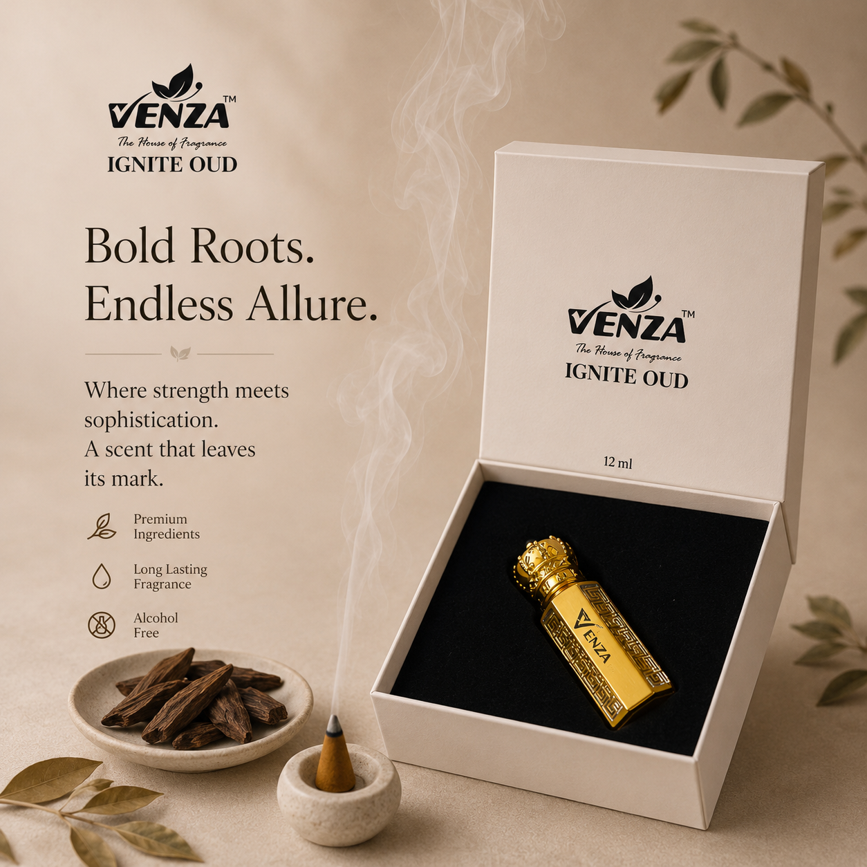 Ignite Oud Non Alcoholic Attar