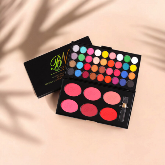 Beauty Nakeed 36 eyeshadow Colors + 6 blush On Colors
