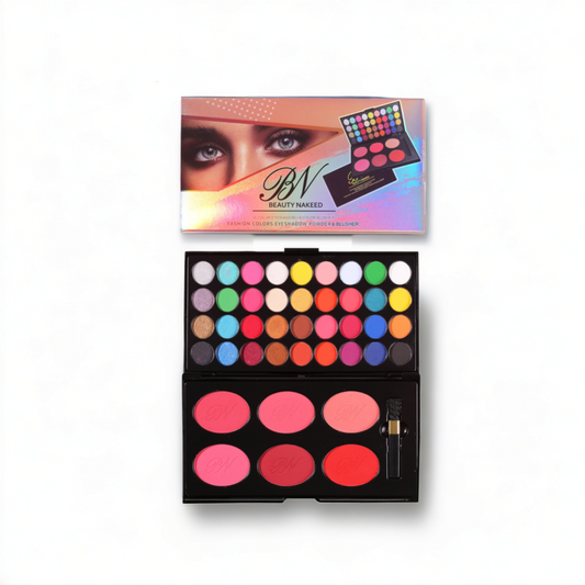 Beauty Nakeed 36 eyeshadow Colors + 6 blush On Colors