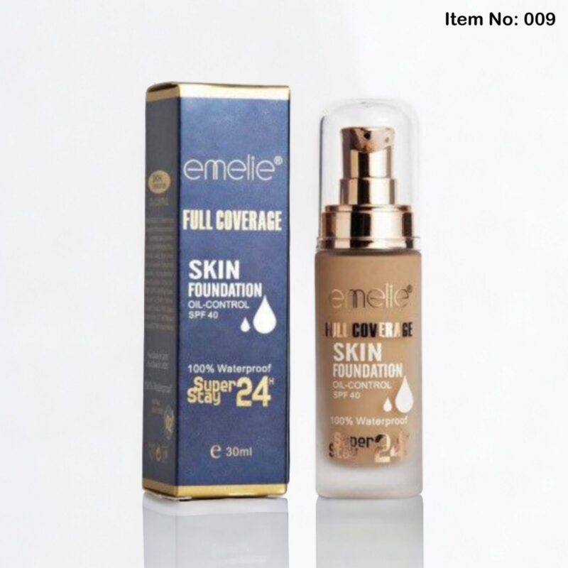Emelie Full Coverage Skin Foundation Oil Control