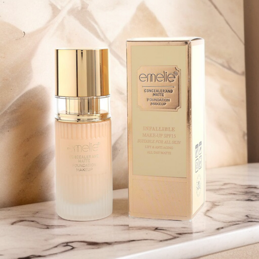 Emelie Concealer & Matte Foundation ( 2 in 1 )