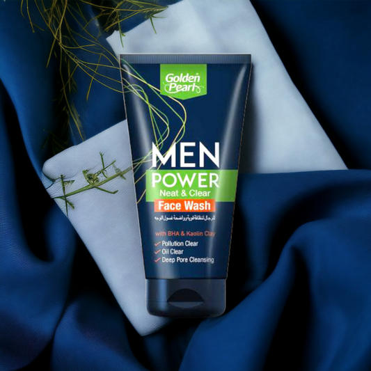 Golden Pearl Men Power Neat&Clean Face Wash