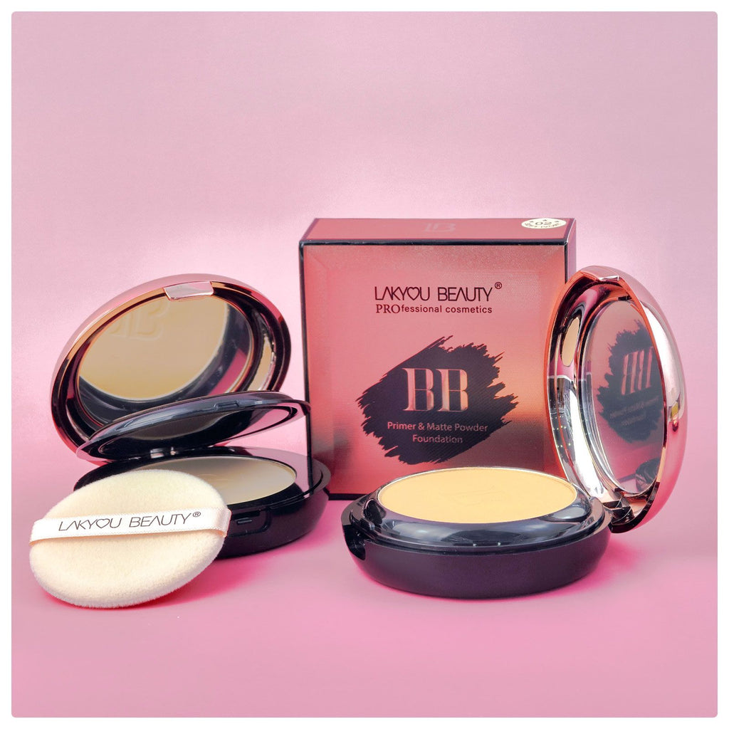 Lakyou Beauty 2IN1 Primer & Matte Powder Foundation