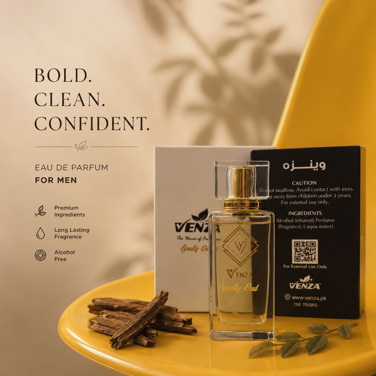 Spartiq Oud Perfume Fragrance By Venza