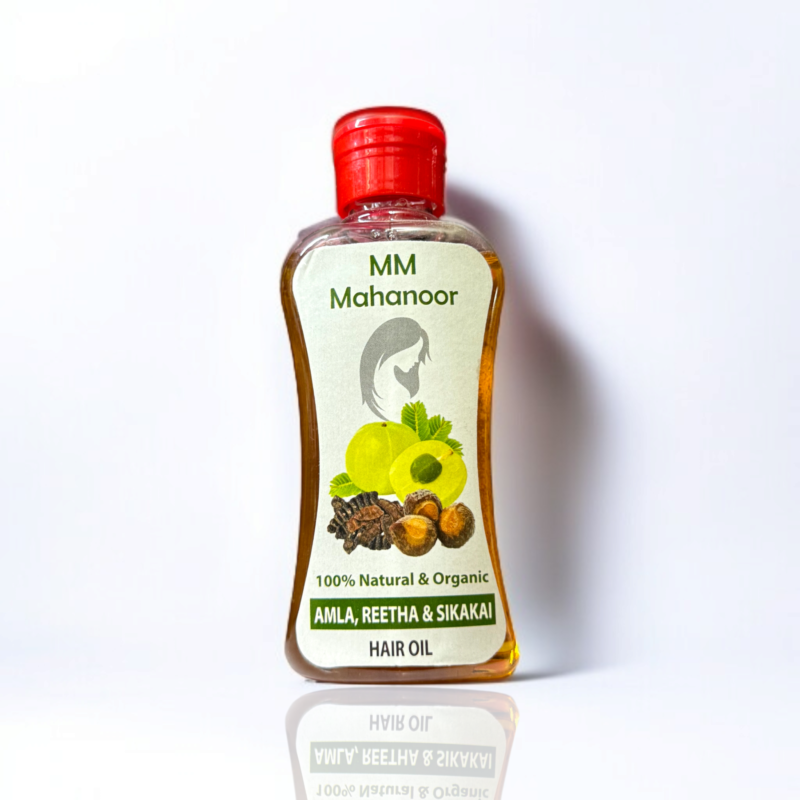 Mahanoor 100% Natural & Organic Amla Reetha & Sikakai Hair Oil