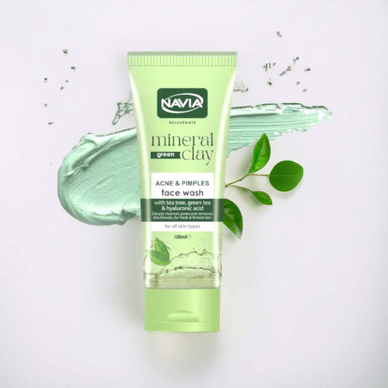 Navia Mineral Green Clay Acne & Pimples Face Wash