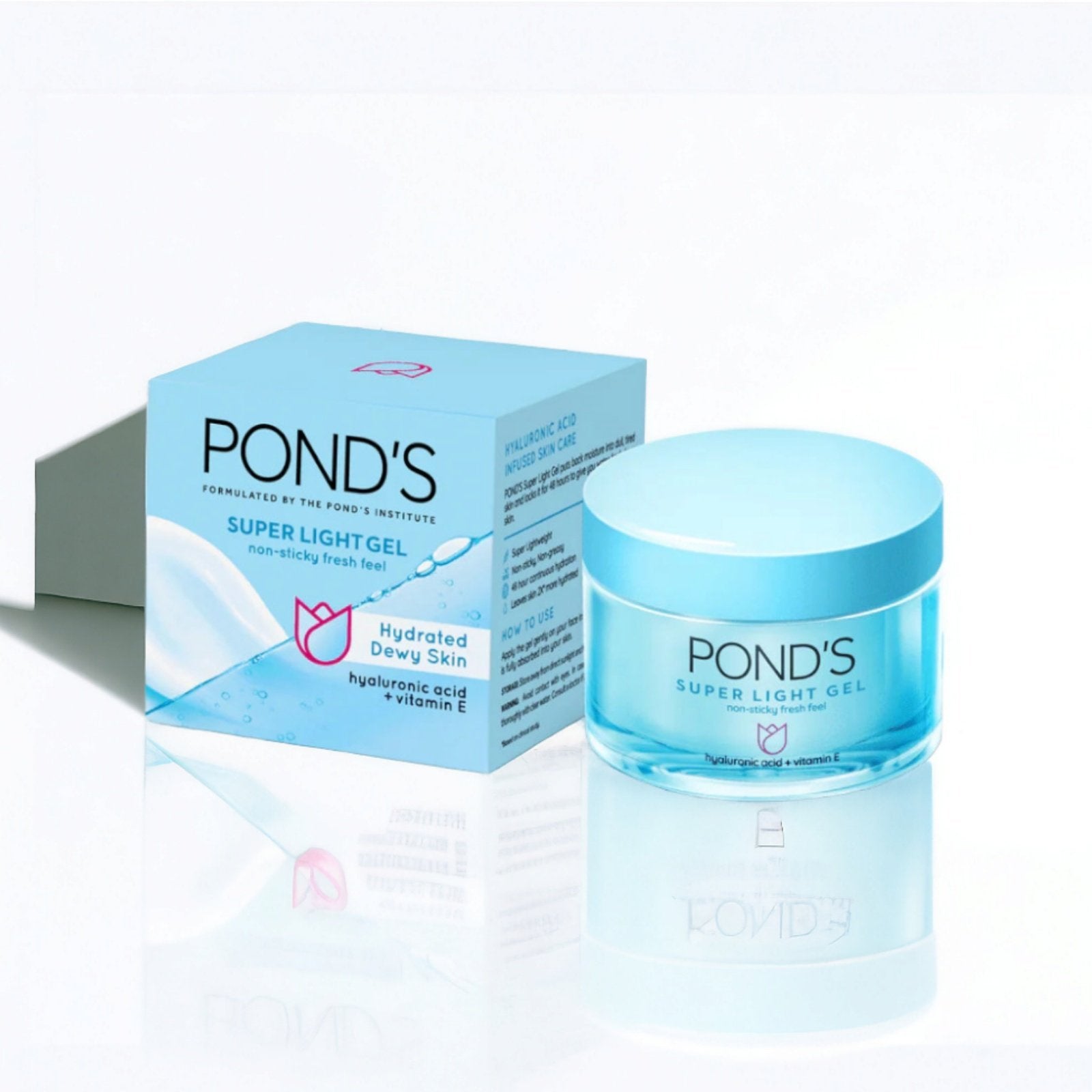 Pond’s Super Light Gel With Hyaluronic Acid & Vitamin E- 50g