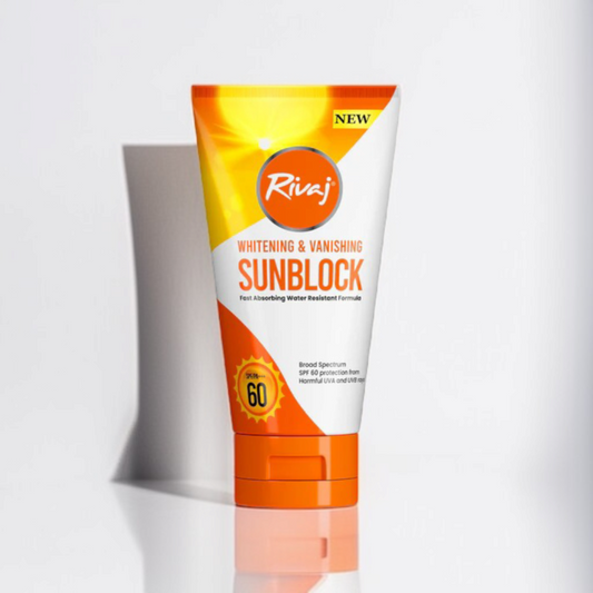 Rivaj Whitening & Vanishing Sunblock SPF60 100 ML