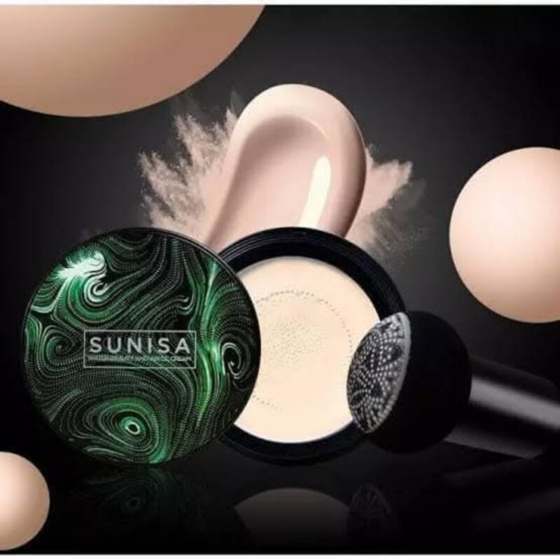 SUNISA Foundation Base Water proof Mushroom Head Air CushionLiquid Foundation with Sponge