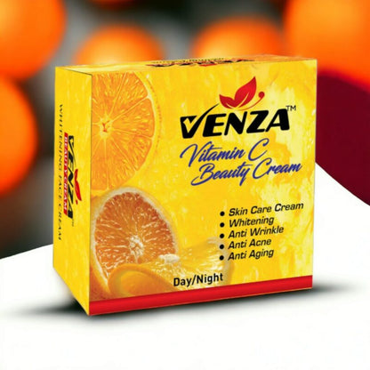 Venza Vitamin C Beauty Cream | Day/Night Cream Free Serum