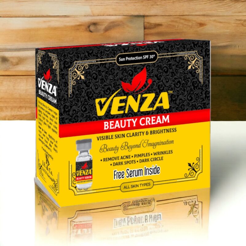 Venza Beauty Cream With Free Serum Inside | All Skin Types