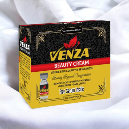 Venza Beauty Cream With Free Serum Inside | All Skin Types