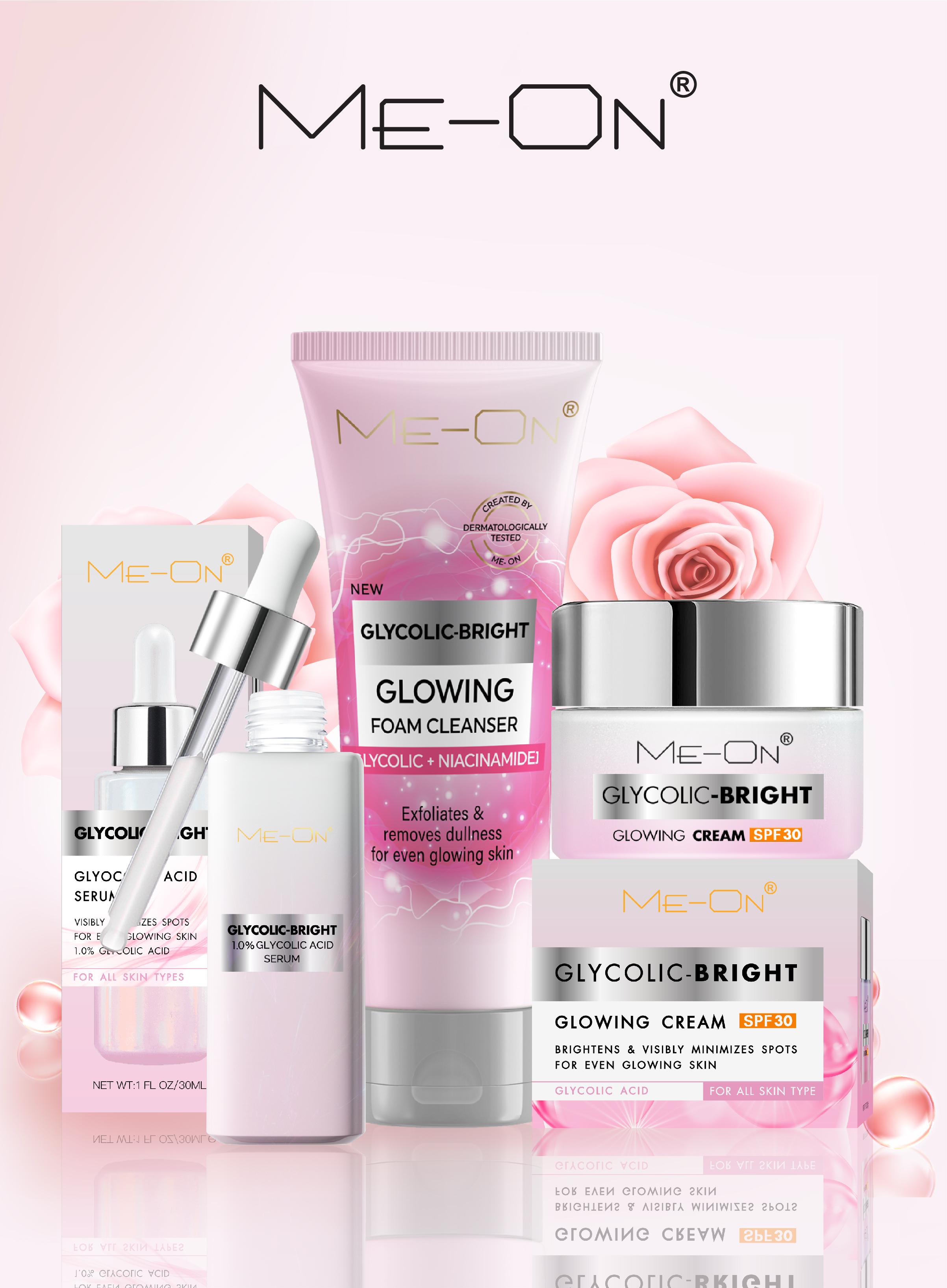 ME-ON Face Serum+ Cream + Facial Cleanser