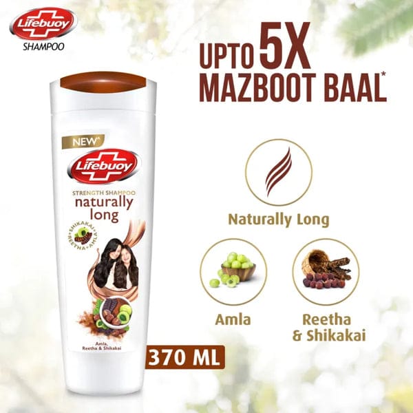 Lifebuoy - Naturally Long Shampoo 370Ml
