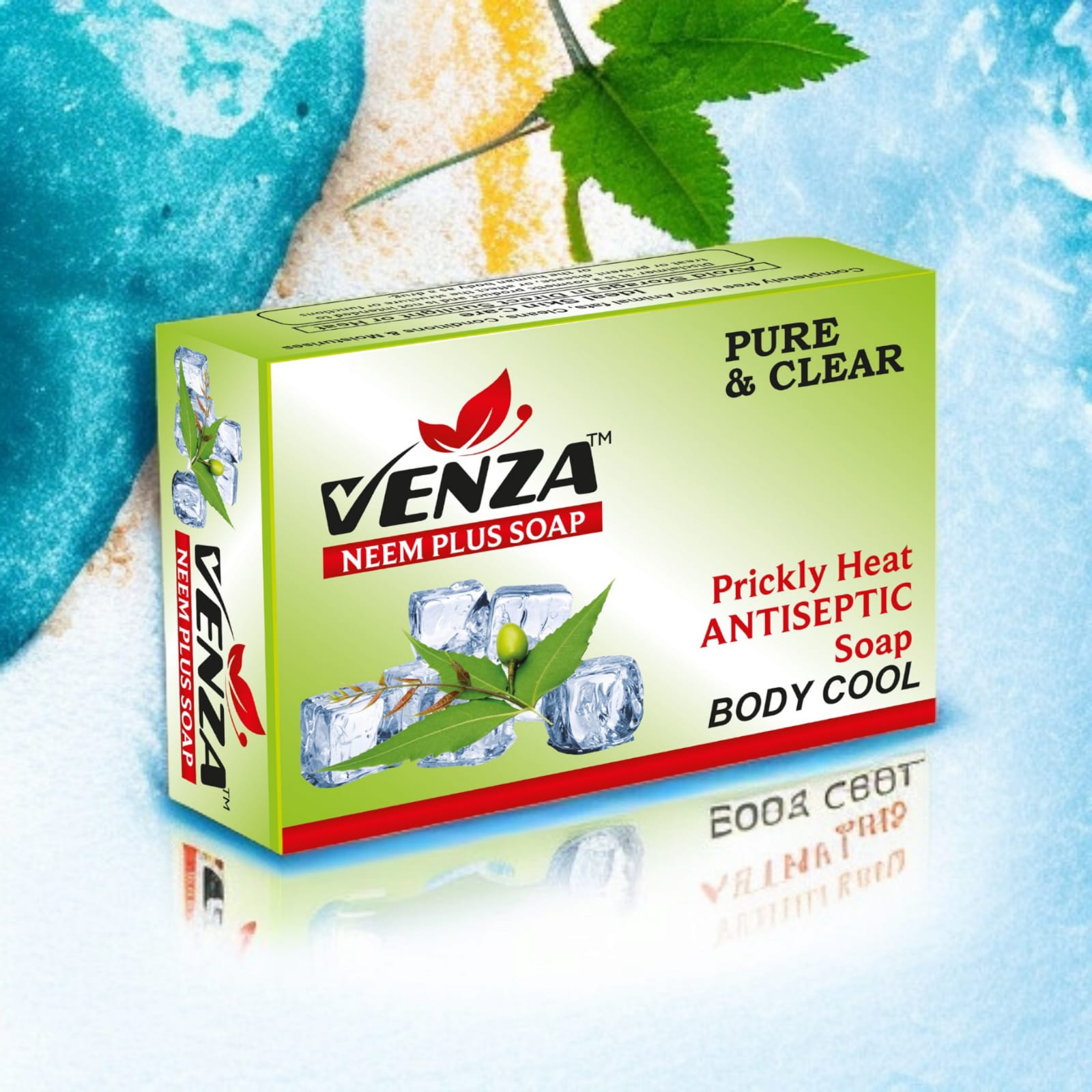 Venza Neem Plus Prickly Heat  Soap Body Cool