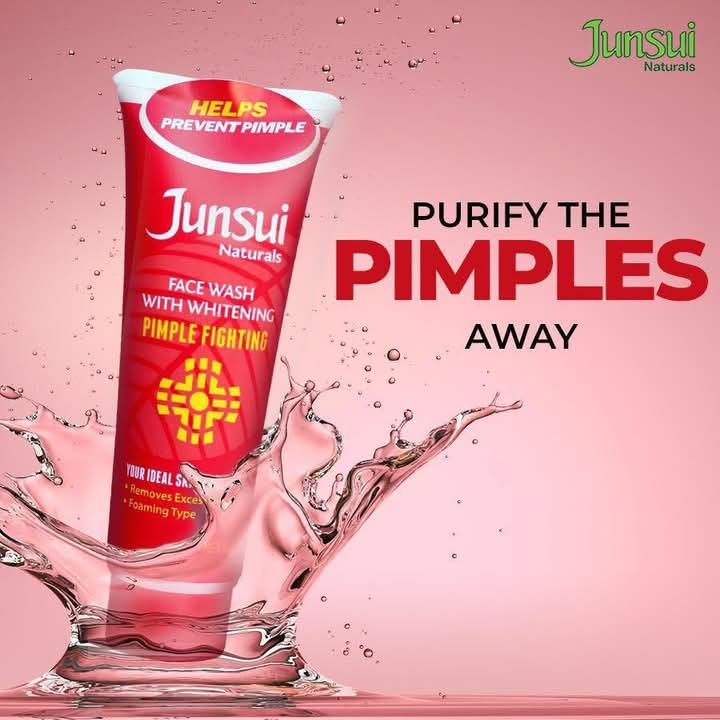 Junsui Natural Face Wash With Whitening Pimple Fighting