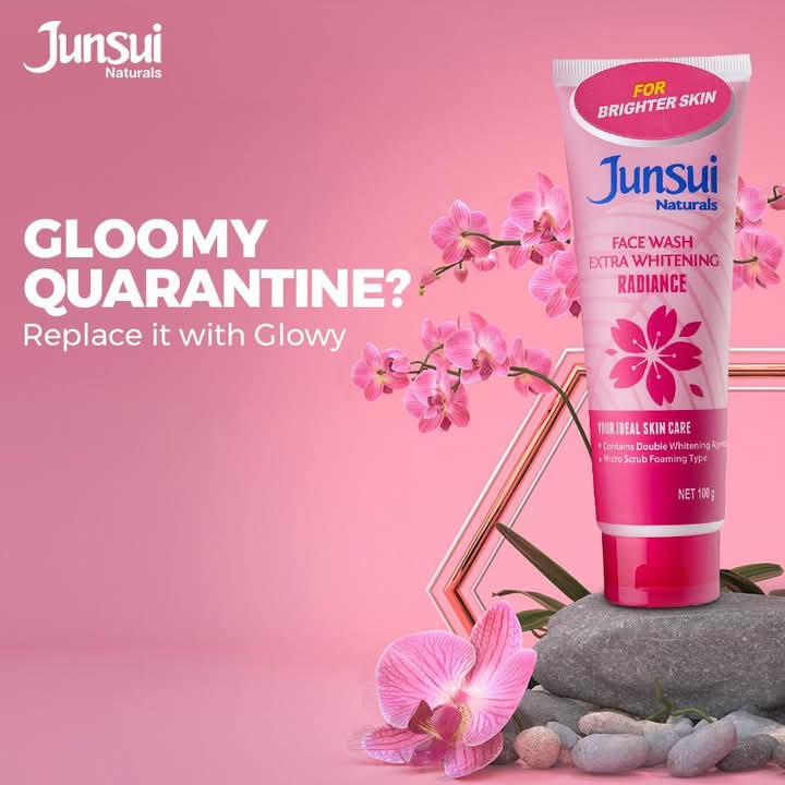 Junsui Natural Face Wash Extra Whitening Radiance