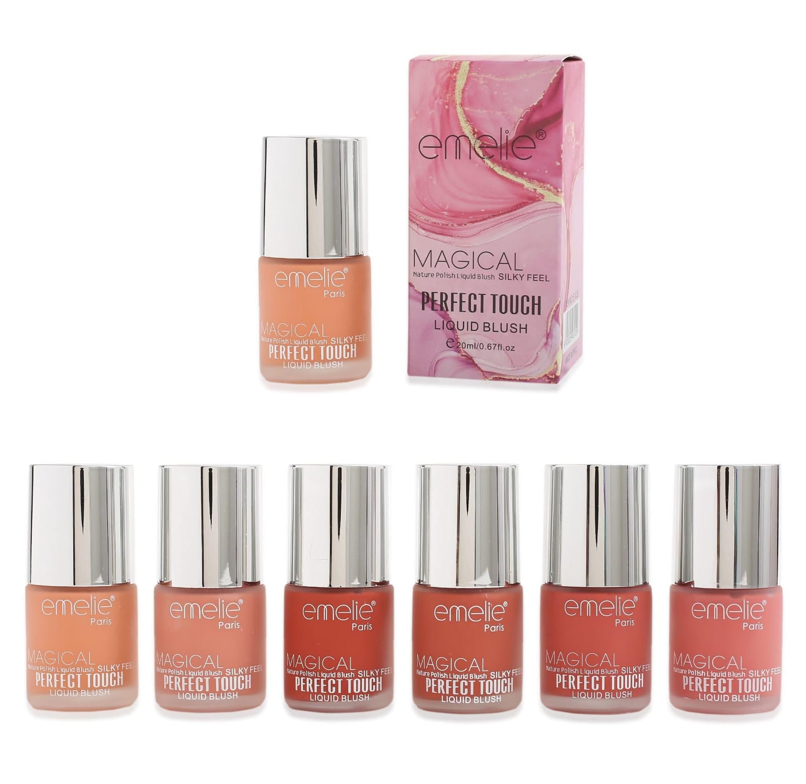 Emelie Magical Nature Polish Liquid Blush Silky Feel