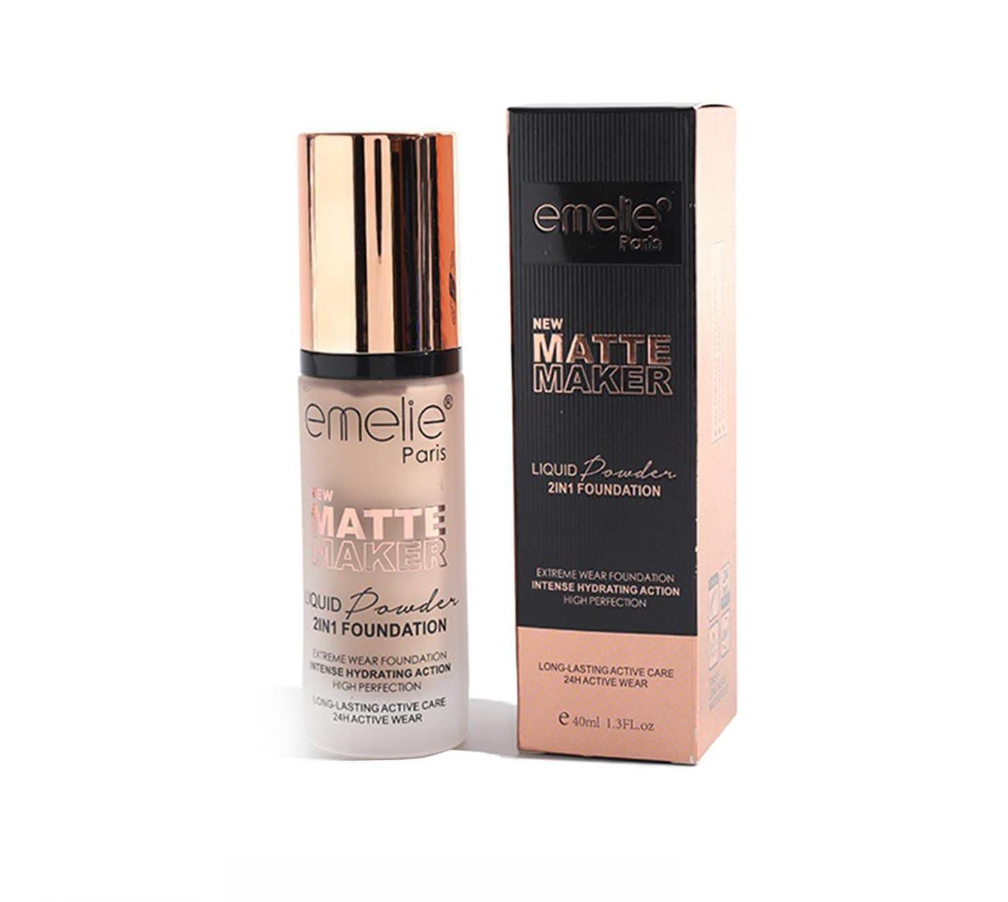 Emelie Paris Matte Maker 2-in-1 Foundation