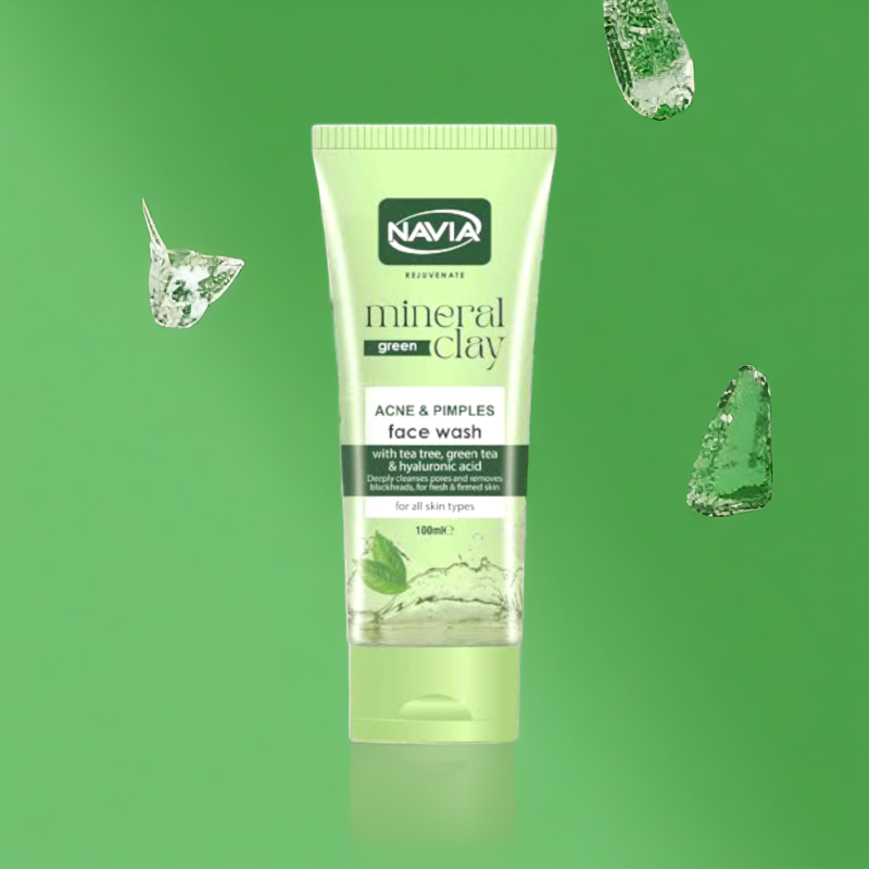 Navia Mineral Green Clay Acne & Pimples Face Wash